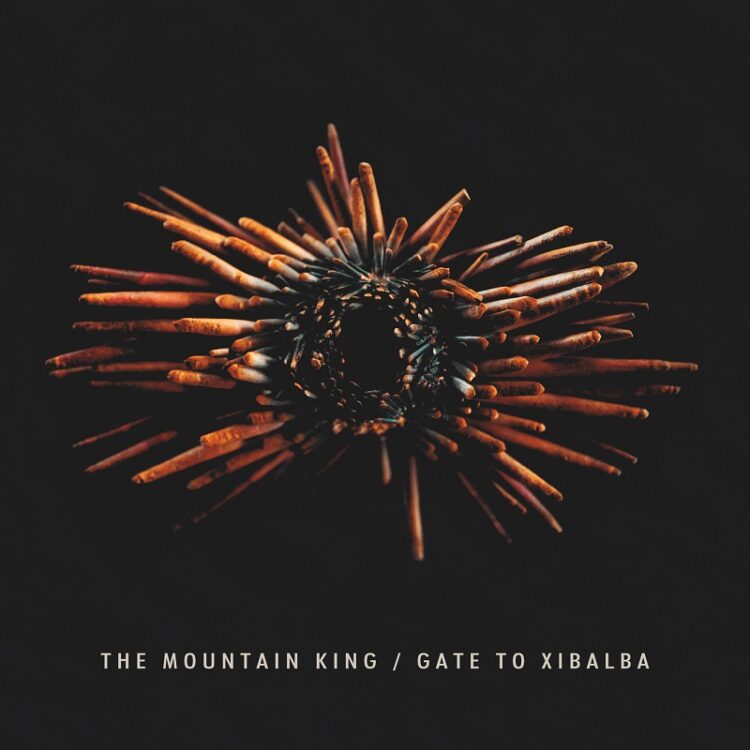 alt="The Mountain King & Gate to Xibalba - Split Album (2023, Cursed Monk Records) COVER"