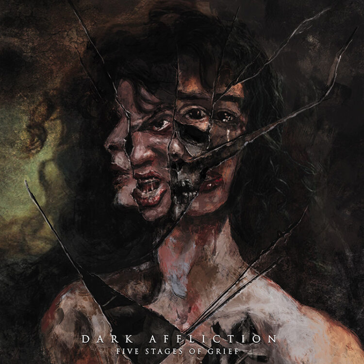 alt="Dark Affliction - Five Stages of Grief (2024, Theogenia Records) COVER"